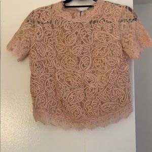 Zara lace top